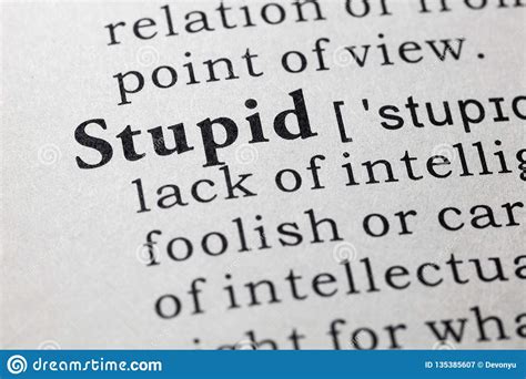 meaning of stupid|a better word for stupid.